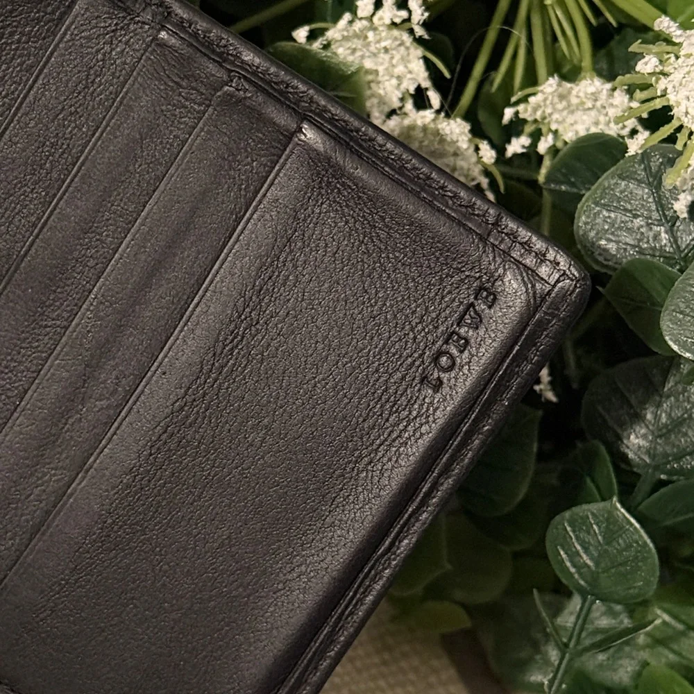 Loewe Anagram Flapable leather wallet